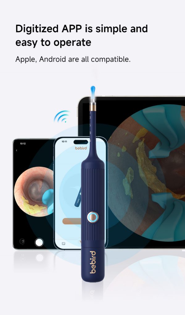 Bebird EarSight Plus I35R – 2K Ear Wax Remover with Camera - Image 9