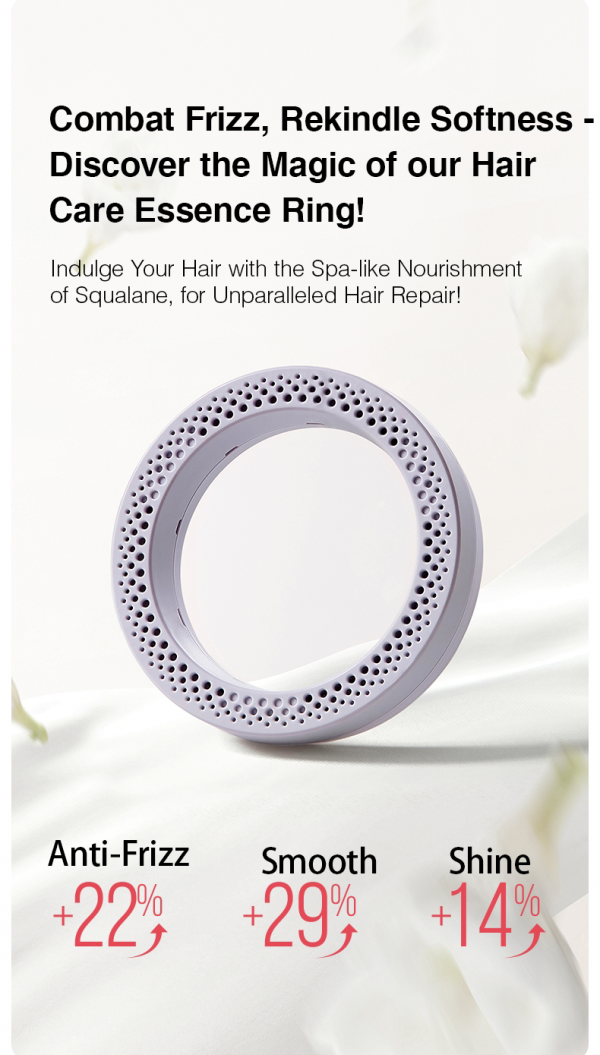 Coshare HD10E Pearl White Hair Dryer with Ionic Technology - 3 Heat Settings - Image 3