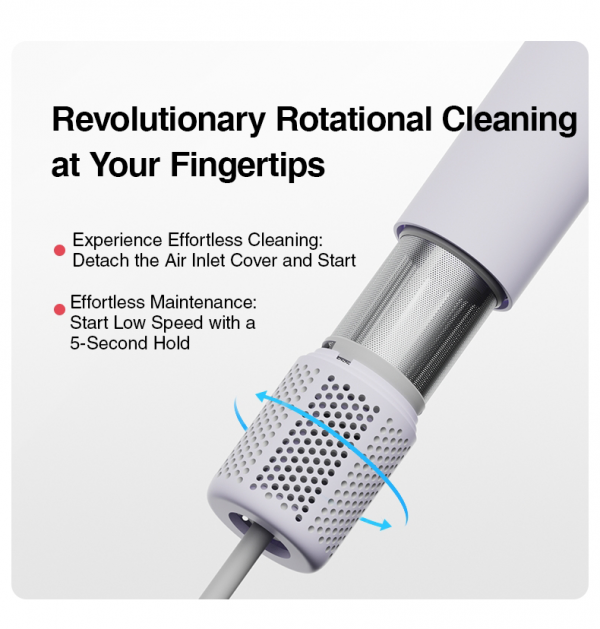 Coshare HD10E Pearl White Hair Dryer with Ionic Technology - 3 Heat Settings - Image 10