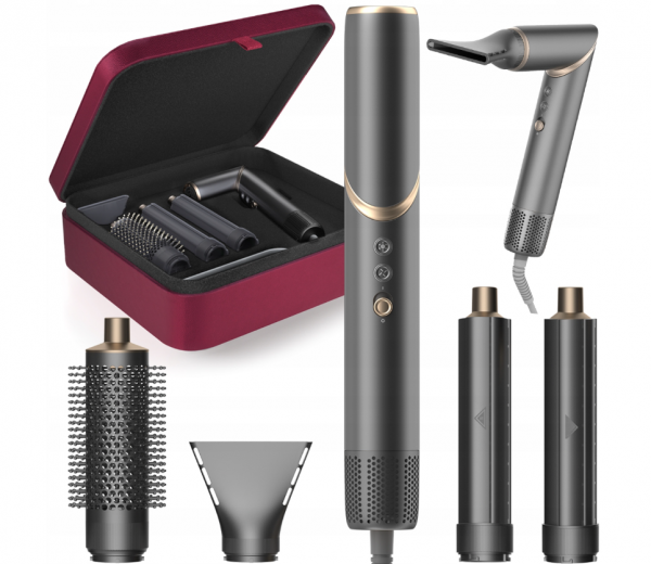 lightweight quiet hair dryer COSHARE HS30 4 in 1 black